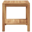 vidaXL Solid Teak Wood Coffee Table in Brown