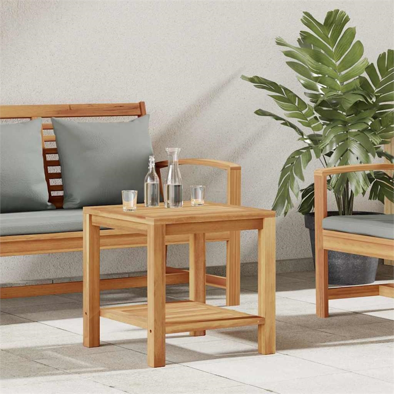 vidaXL Solid Teak Wood Coffee Table in Brown