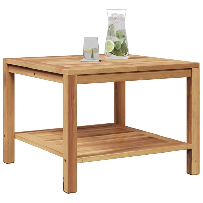 vidaXL Solid Teak Wood Coffee Table in Brown