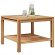 vidaXL Solid Teak Wood Coffee Table in Brown