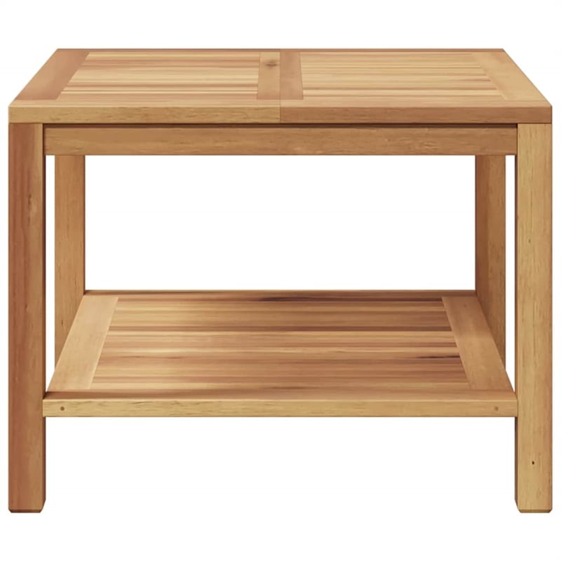 vidaXL Solid Teak Wood Coffee Table in Brown
