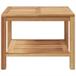 vidaXL Solid Teak Wood Coffee Table in Brown