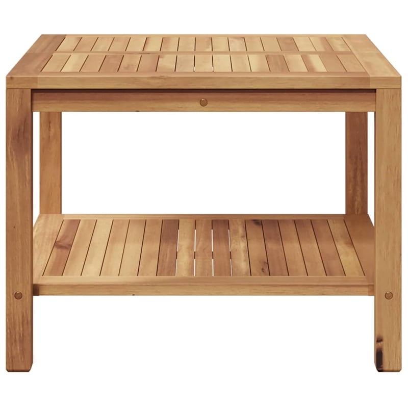 vidaXL Solid Teak Wood Coffee Table in Brown