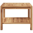 vidaXL Solid Teak Wood Coffee Table in Brown