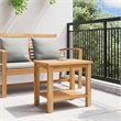 vidaXL Solid Teak Wood Coffee Table in Brown