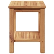 vidaXL Solid Teak Wood Coffee Table in Brown