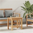 vidaXL Solid Teak Wood Coffee Table in Brown