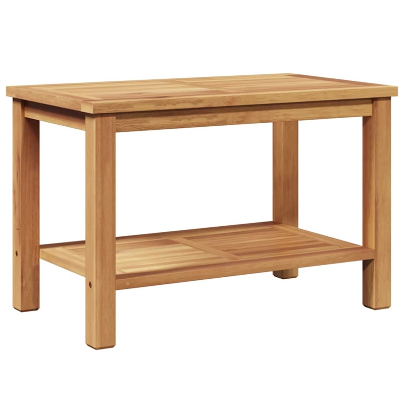 vidaXL Solid Teak Wood Coffee Table in Brown