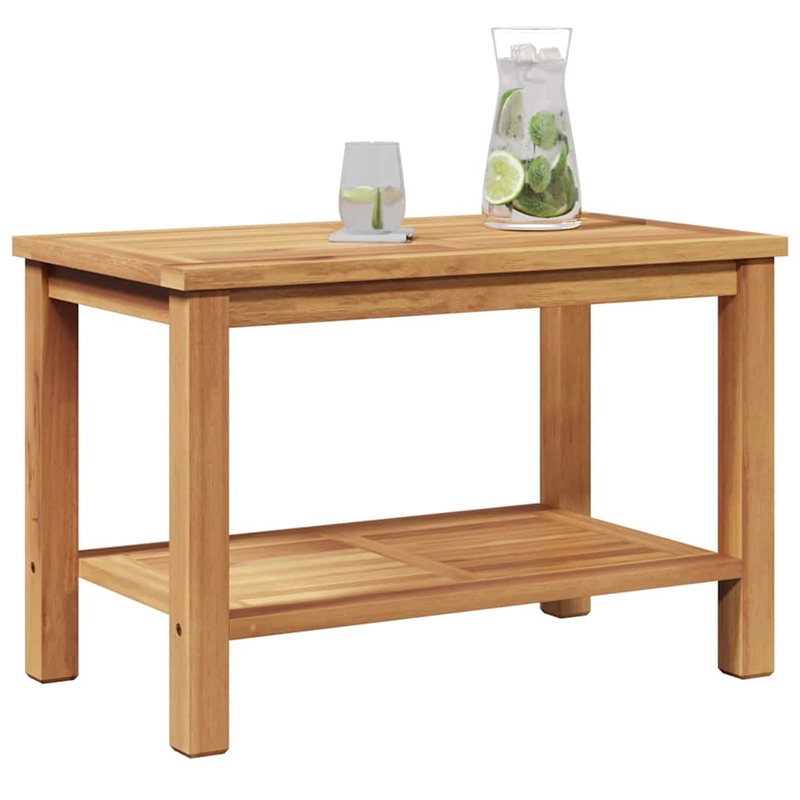vidaXL Solid Teak Wood Coffee Table in Brown