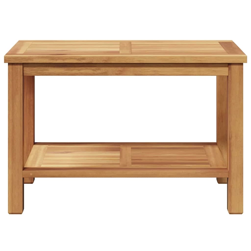 vidaXL Solid Teak Wood Coffee Table in Brown