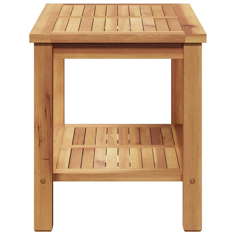 vidaXL Solid Teak Wood Coffee Table in Brown