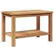 vidaXL Solid Teak Wood Coffee Table in Brown