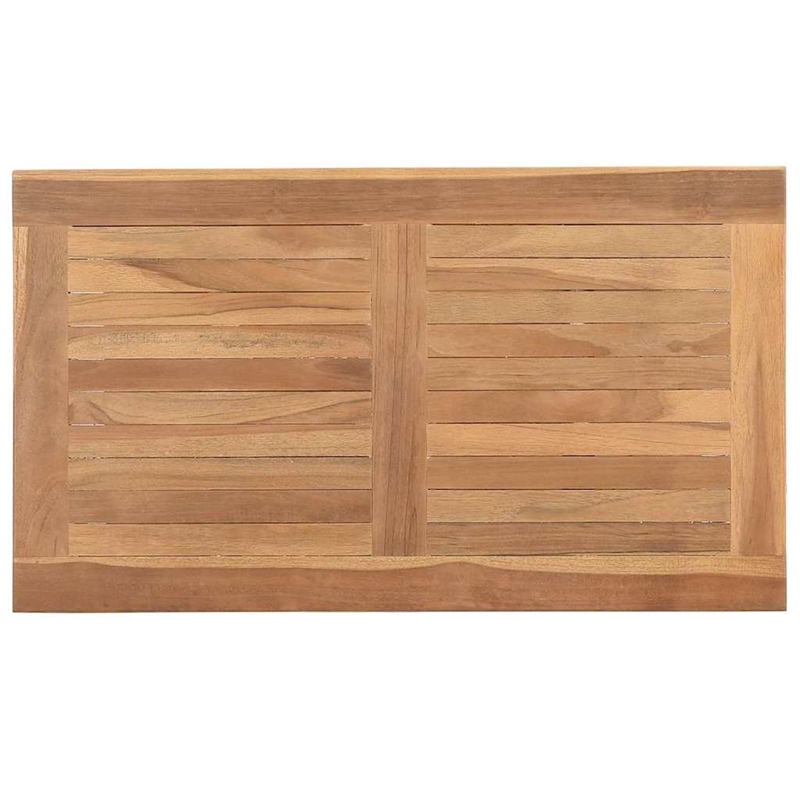vidaXL Solid Teak Wood Coffee Table in Brown