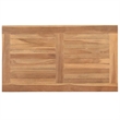vidaXL Solid Teak Wood Coffee Table in Brown