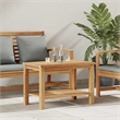vidaXL Solid Teak Wood Coffee Table in Brown