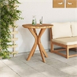 vidaXL Solid Teak Wood Side Table in Brown