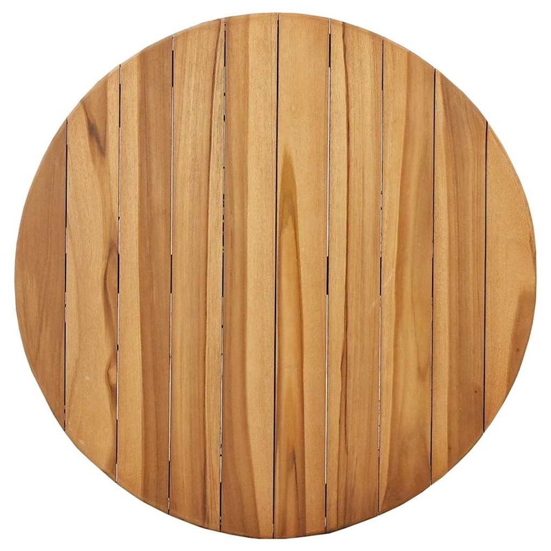 vidaXL Solid Teak Wood Side Table in Brown