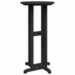 vidaXL Polyethylene Bar Table in Black