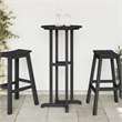 vidaXL Polyethylene Bar Table in Black
