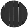 vidaXL Polyethylene Bar Table in Black
