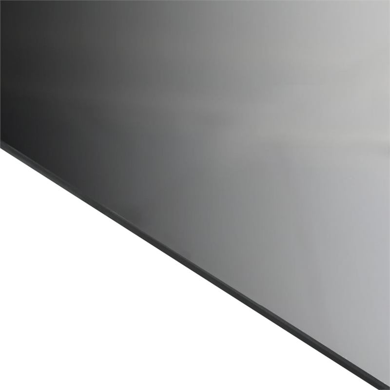 vidaXL Aluminum and Glass Garden Dining Table in Black