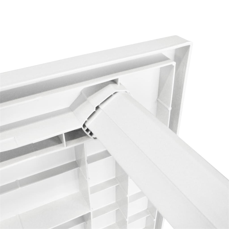 vidaXL Plastic Outdoor Dining Table in White