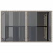 vidaXL PE Rattan Garden Dining Table in Light Gray