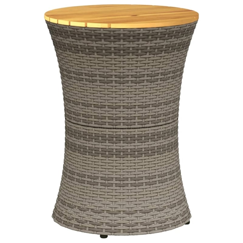 vidaXL Garden Side Table in Gray