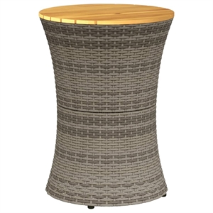 vidaXL Garden Side Table in Gray