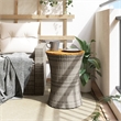 vidaXL Garden Side Table in Gray