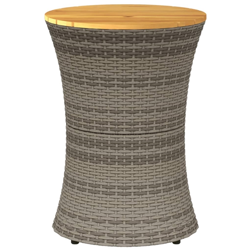 vidaXL Garden Side Table in Gray