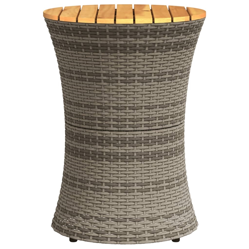 vidaXL Garden Side Table in Gray