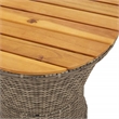 vidaXL Garden Side Table in Gray