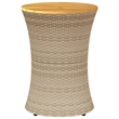 vidaXL Garden Side Table in Beige