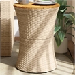 vidaXL Garden Side Table in Beige
