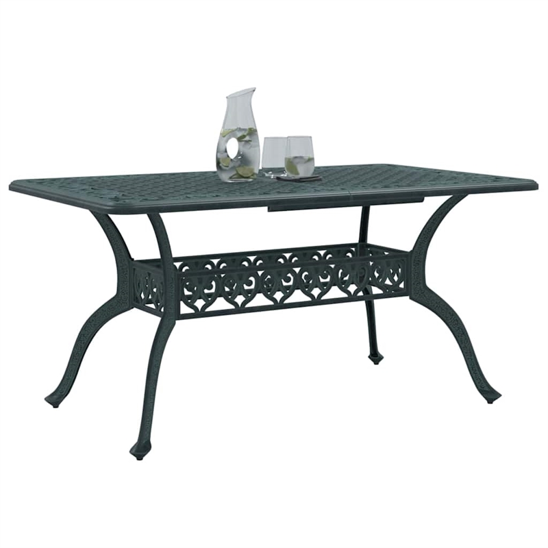 vidaXL Garden Dining Table in Green