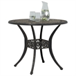 vidaXL Cast Aluminum Medium Garden Dining Table in Bronze