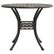 vidaXL Cast Aluminum Medium Garden Dining Table in Bronze