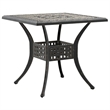vidaXL Cast Aluminum Garden Dining Table in Bronze