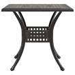 vidaXL Cast Aluminum Garden Dining Table in Bronze