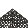 vidaXL Cast Aluminum Garden Dining Table in Bronze