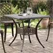 vidaXL Cast Aluminum Garden Dining Table in Bronze