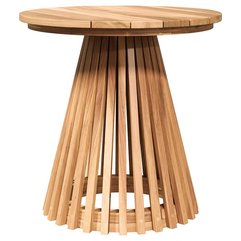 vidaXL Solid Teak Wood Side Table in Brown