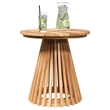 vidaXL Solid Teak Wood Side Table in Brown