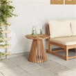 vidaXL Solid Teak Wood Side Table in Brown