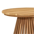 vidaXL Solid Teak Wood Side Table in Brown