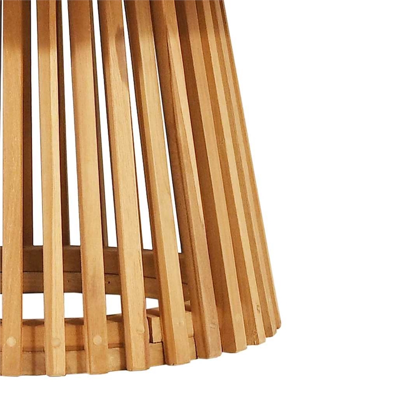 vidaXL Solid Teak Wood Side Table in Brown