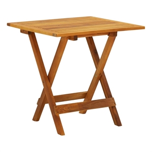 vidaXL Solid Acacia Wood Side Table in Brown