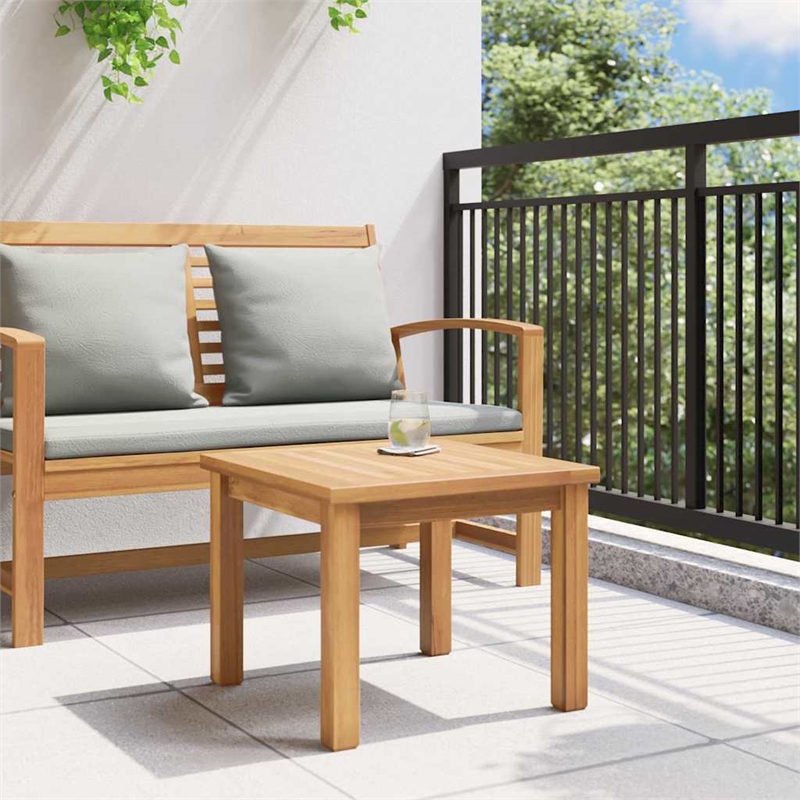vidaXL Solid Teak Wood Coffee Table in Brown