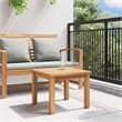 vidaXL Solid Teak Wood Coffee Table in Brown